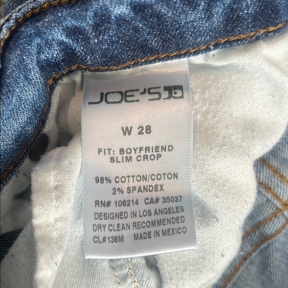 Joes Jeans: Womens Distressed Blue Jeans - Picture 2 of 4